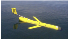 glider in the water