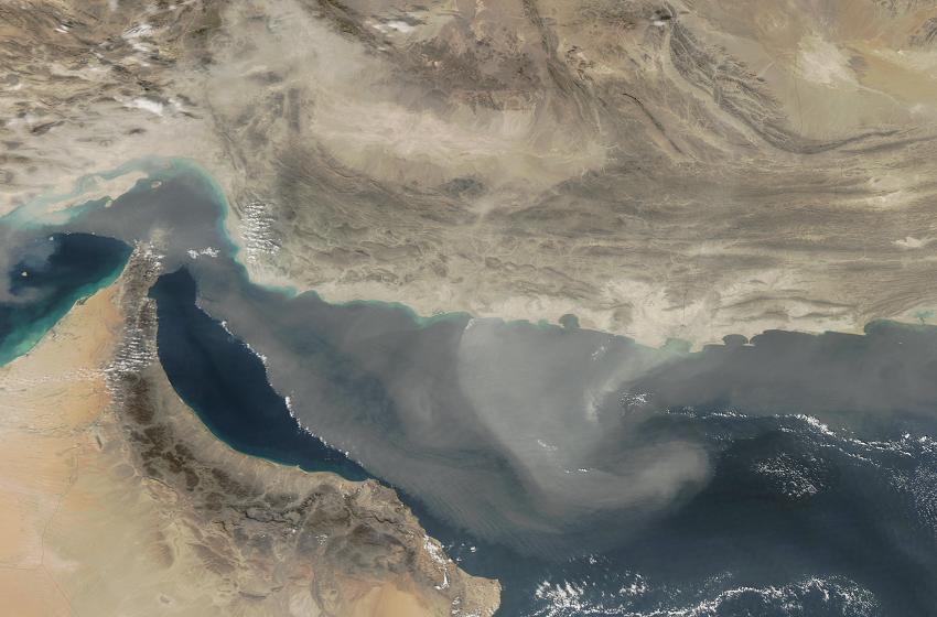 Dust Storm in Persian Gulf